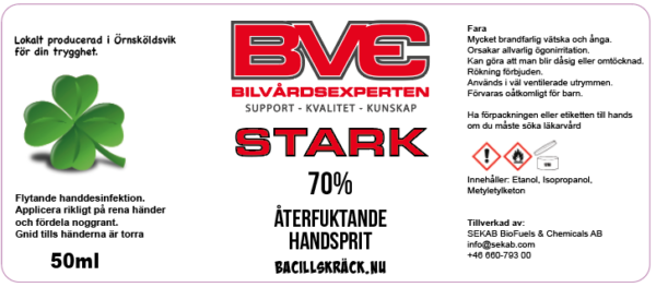 BVE Stark 8211 Handsprit 3x50mltegory